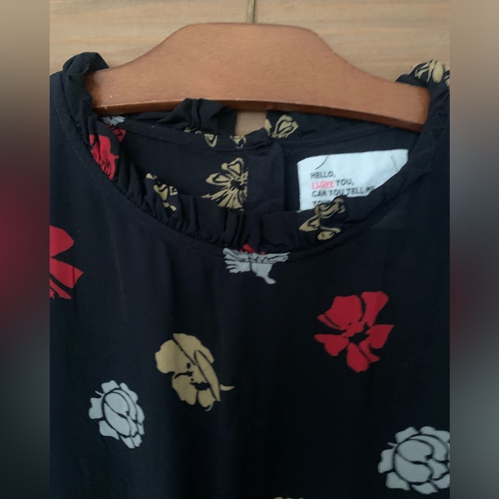 LEON & HARPER Floral black Dress - Picture 7 of 13